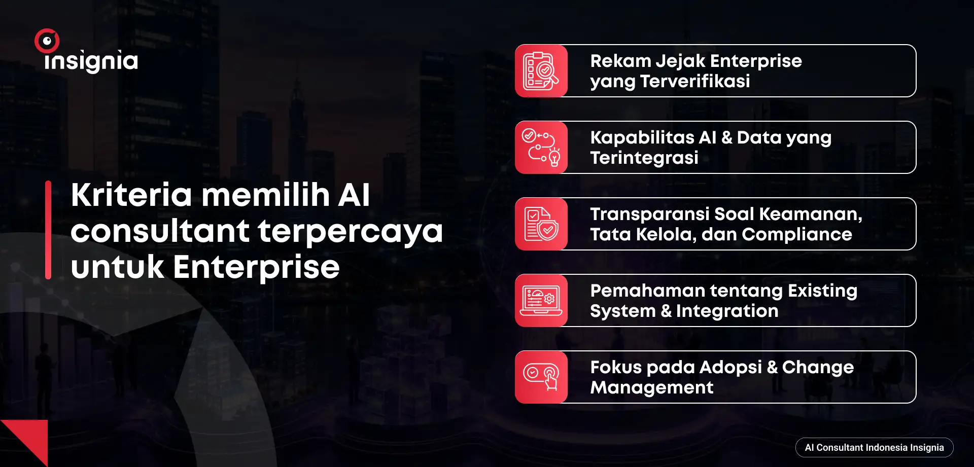 Kriteria dalam Memilih & Mengevaluasi Calon AI Consultant